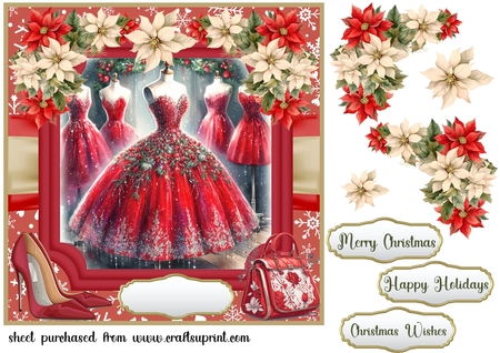 Christmas Ballgown  by Creative Crafts