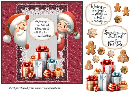 Butterfly Swirl Backgrounds-Christmas Time by Creative Crafts