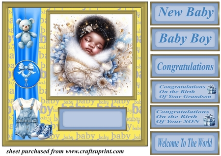 New Baby Boy  by Creative Crafts