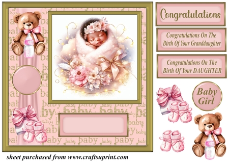 New Baby Girl by Creative Crafts