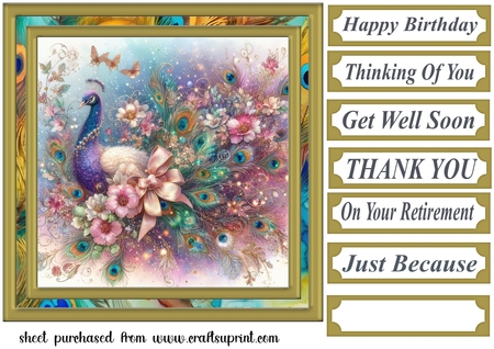Beautiful Peacocks by Creative Crafts