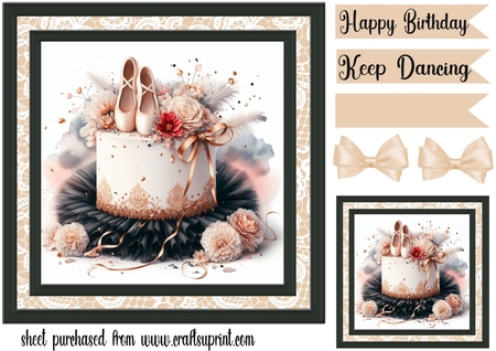 Ballerina Tutu Cake  by Creative Crafts