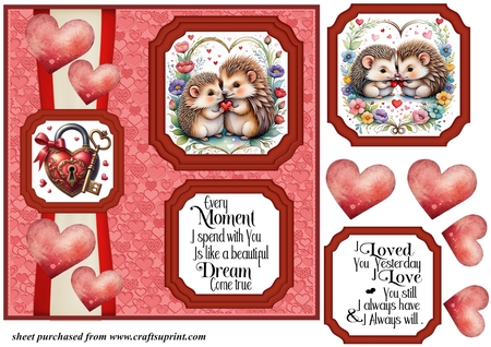 Many Hearts Backgrounds-Bee Mine by Creative Crafts