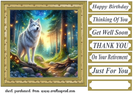 Forest  Wolfs by Creative Crafts
