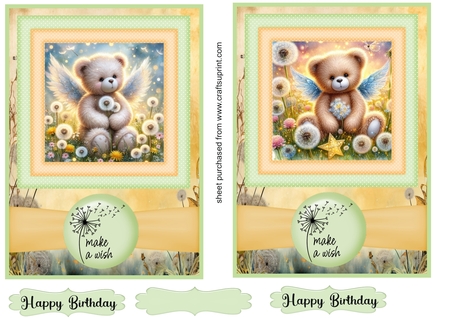 Wishing Teddy 1 by Creative Crafts