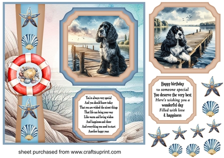 Sitting On The Dock Of A Bay Dogs 6 by Creative Crafts