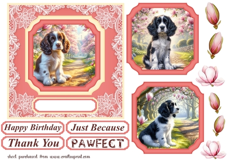 Magnolia Grove Pups 5 by Creative Crafts