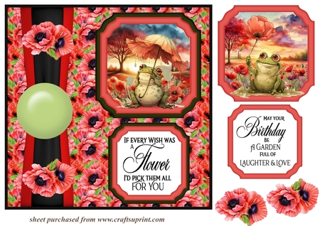 Poppy Fields by Creative Crafts