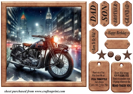 Motorbikes 2 by Creative Crafts