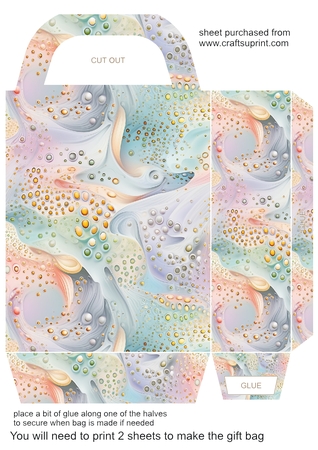 Watercolour Swirly Paperpack in Warm Tones - Mix 1 by Creative Crafts