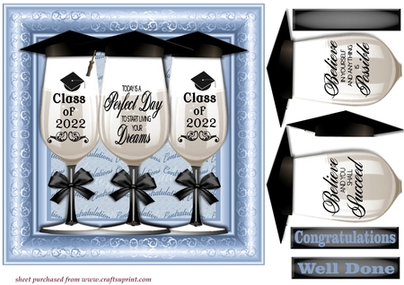 Congratulations Backing Paper Pack by Creative Crafts