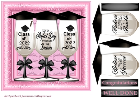 Congratulations Backing Paper Pack by Creative Crafts