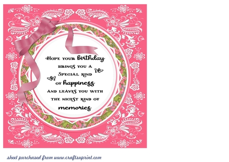 Round Floral Frames with Bow Cu by Creative Crafts