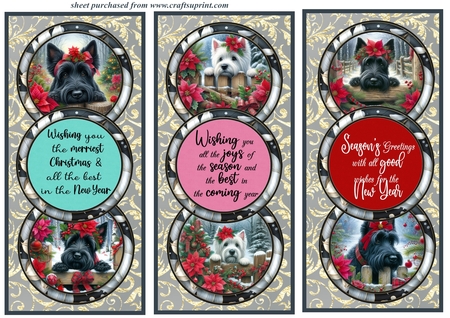 Christmas Cheer Digital Papers by Creative Crafts