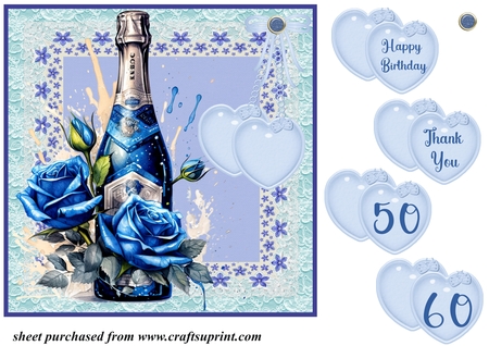 Lace Frames - Dark Blue by Creative Crafts