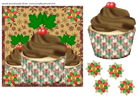 Traditional Snow & Holly Papers by Creative Crafts