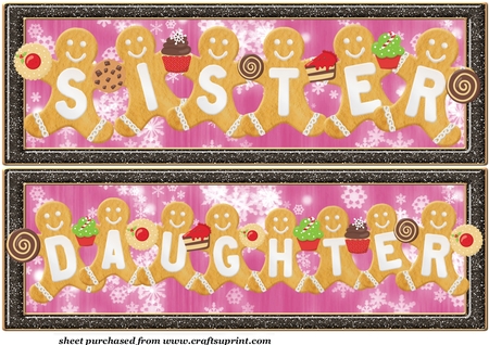 Cu4cu I'm the Gingerbread Man! Uppercase Alpha by Creative Crafts