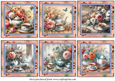Gorgeous 10 Floral Themed Frames Kit by Creative Crafts