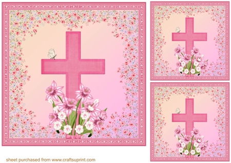 Easter Crosses with Daffodil Flowers by Creative Crafts