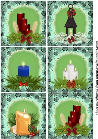 Christmas Candles by Creative Crafts