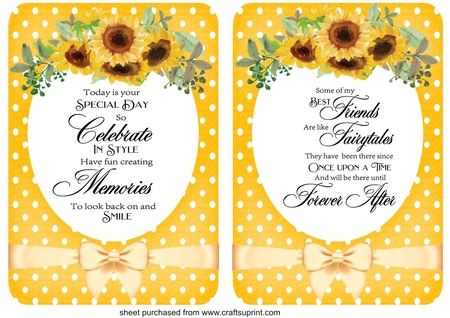 spotty and stripe frames by Creative Crafts
