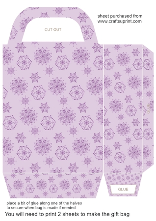 Retro Snowflake backgrounds 8x8 by Creative Crafts