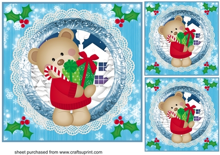 8x8 Winter wishes backgrounds by Creative Crafts