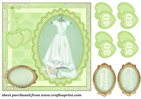 Beads in a Frame with Corners Backgrounds by Creative Crafts