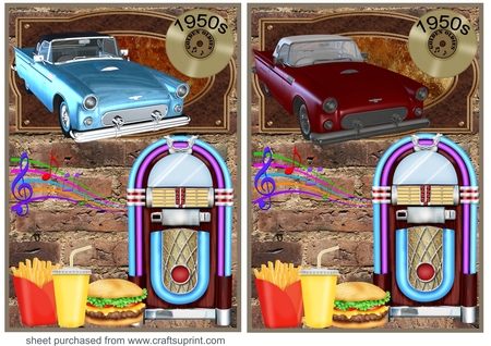 1950 Vintage Cars by Creative Crafts