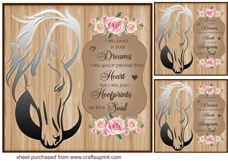 Embossed Horse Papers by Creative Crafts