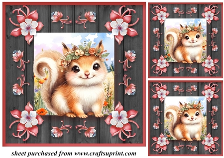 Blooms on Board Frames, Toppers or Inserts by Creative Crafts
