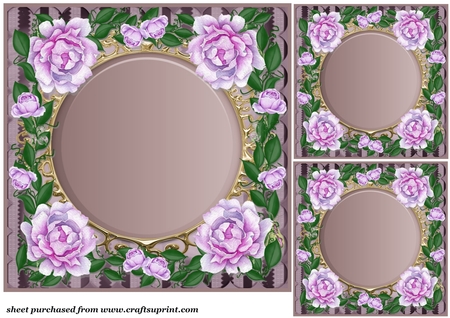 Soft Rose Frames, Toppers or Inserts by Creative Crafts