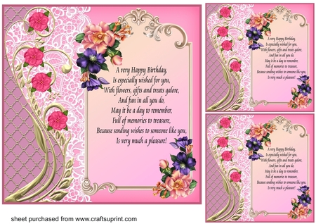 Pastel Lace Side Border Background by Creative Crafts