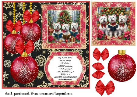 Christmas Time Bows 2 by Creative Crafts