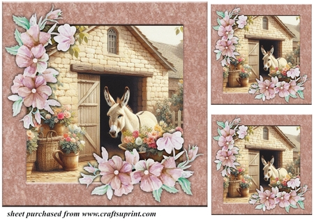 Posy Overhang Square Frames - 10 Colours by Creative Crafts