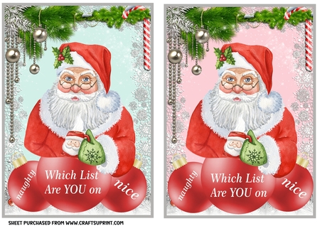 Festive Candy Cane A5 Papers  by Creative Crafts