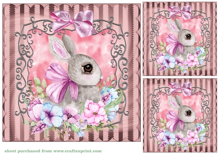 Watercolour Deco Square Mats  by Creative Crafts
