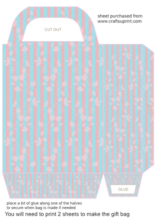 Marshmallow Stripes Papers by Creative Crafts