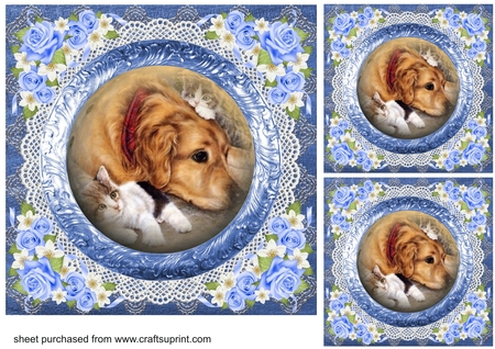 Lace Overlay Papers by Creative Crafts