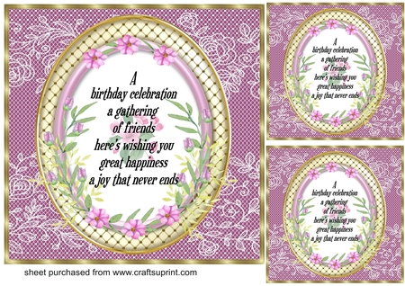 Floral frames by Creative Crafts
