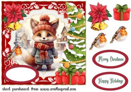 Christmas Time Backgrounds 7 by Creative Crafts