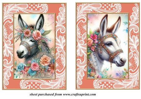 A5 Lace Frames Set 6 (Fall Color Palette) by Creative Crafts