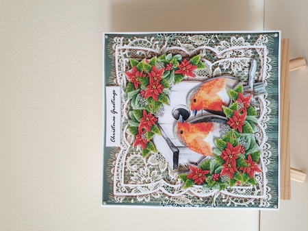 Christmas Robins Mini Kit by Susan Coates