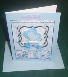 Butterfly Friendship Enjoy the Little Things Card Front by Sue Cooper