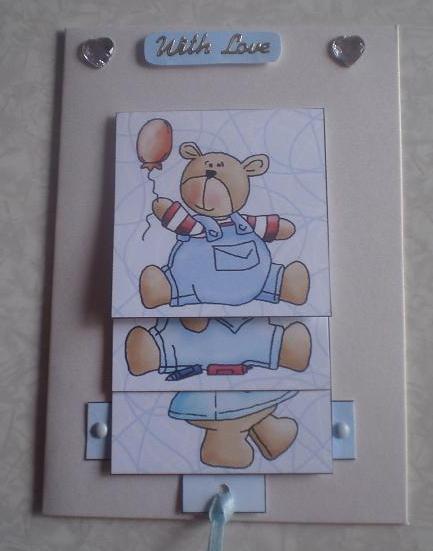 Little Boy Teddies Waterfall Sheet by Sue Cooper