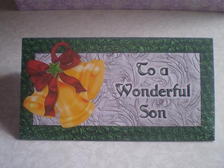 Happy Christmas Money Wallet #3 by Sue Cooper