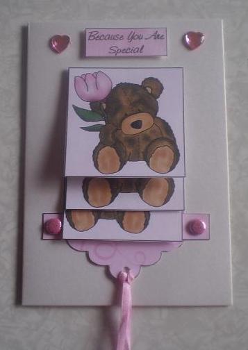 Teddy Bear Wishes Waterfall Sheet by Sue Cooper