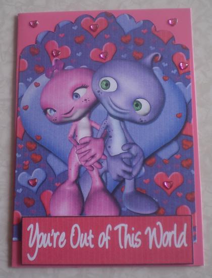 You're Out of This World Easel Card by Sue Cooper