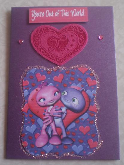 You're Out of This World Bracket Easel Card by Sue Cooper