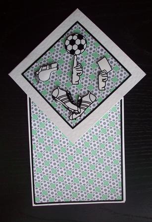 Shoot Football Vellum by Sue Holt